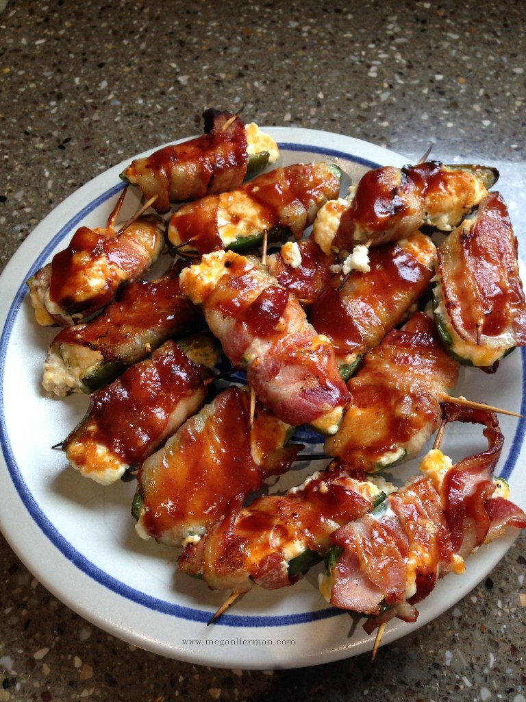 bacon wrapped jalapeno poppers