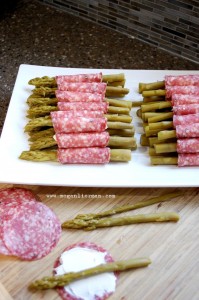 pickled asparagus roll-ups