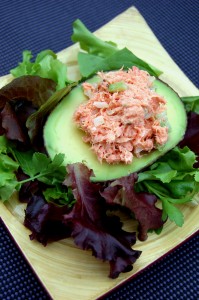 egg/dairy free salmon salad